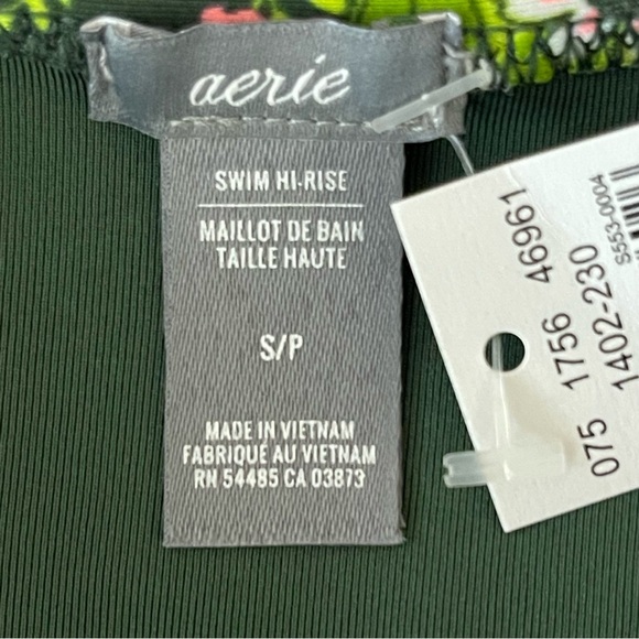 Aerie The Sunny side up floral Bikini Top and High Waisted Bikini Bottom 70’s - Picture 12 of 14